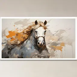 DEKORSTATION White & Yellow 1 Piece Canvas Other Wall Paintings-image-36