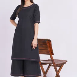 Minimul Round Neck Top & Trousers Co-Ords image 4