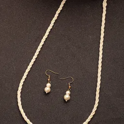Anouk Gold-Plated Pearls Beaded Long Jewellery Set-picture-19