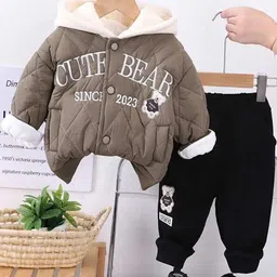 INCLUD Boys Hooded Quilted Puffer Jacket With Jogger-picture-52