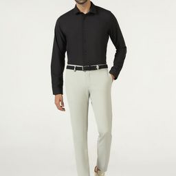 Blackberrys Men India Slim Fit Solid Spread Collar Formal Shirt-picture-23