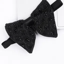 Alvaro Castagnino Men Embellished Butterfly Bow Tie-picture-17