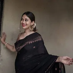 Eecoo Woven Design Zari Silk Blend Saree-picture-29