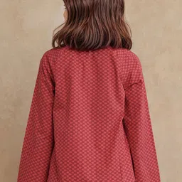 RAREISM Geometric Print Cotton Top image 2