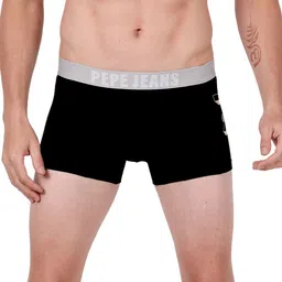 Pepe Jeans Cotton Mid-Rise Trunk OPT07-01-BLK-picture-12