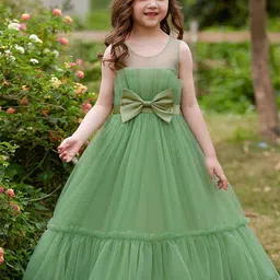 LULU & SKY Girls Round Neck Maxi Dress-picture-38