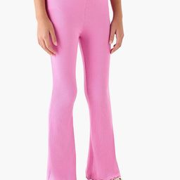 Juniors by Babyshop Girls Ribbed Flared Ankle Length Leggings-picture-2