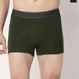 UnderJeans by Spykar Pack Of 2 Trunks UJNTPTC004BLACKOLIVE-picture-14