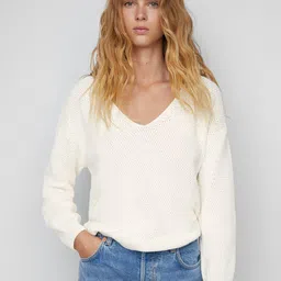 MANGO Open-Knit Pullover-picture-11