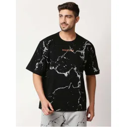 AESTHETIC NATION Aesthetics Oversized Black T-Shirt-image-49