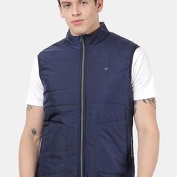 t-base Men Blue Windcheater Padded Jacket-picture-19