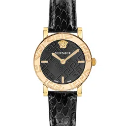 Versace Women Dial & Leather Textured Straps Analogue Watch VEU300221-picture-21