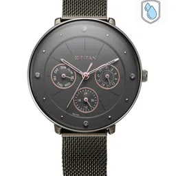 Titan Women Brass Dial & Stainless Steel Bracelet Style Straps Analogue Watch 2651QM01-picture-45