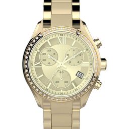 Timex Women Brass Dial & Stainless Steel Bracelet Style Straps Analogue Watch TW2V57800-picture-32