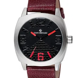 Giani Bernard Men Printed Dial & Leather Straps Analogue Watch GB-113C-picture-13