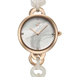 Fastrack Women Brass Embellished Dial & Bracelet Style Straps Analogue Watch 68037KD01-picture-36