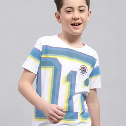 Monte Carlo Boys Typography Printed Casual T-shirt-picture-46