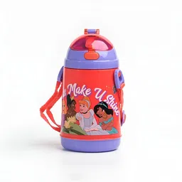 Disney Pink & Purple Printed Smart Vacuum Sipper Water Bottle 400 ml-picture-28