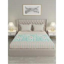 RAYMOND HOME Elevate Collection King 144TC Bedsheet with Pillow Cover Peach & Orange-picture-13