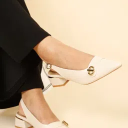 Flat n Heels Women Beige Sandal Heels-picture-25