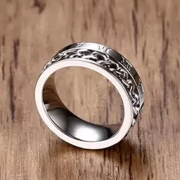 MEENAZ Men Silver-Plated Stainless Steel Finger Ring-picture-17