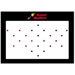 Comet Busters 24 Pcs Reusable Bindis - Red & Black-picture-16
