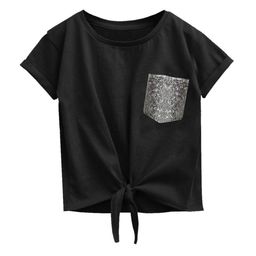 a.t.u.n. A T U N Black & Silver-Toned Sequinned Bubble Knot Top-picture-42