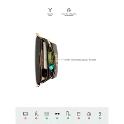 juicy couture accessories Juicy Couture Black Printed Pu Crossbody Bag image 3