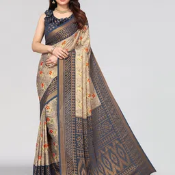 Winza Designer Poly Chiffon Venkatgiri Saree With Blouse Piece-picture-9