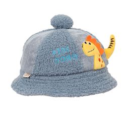 FabSeasons Unisex Kids Blue & Yellow Beanie-picture-47