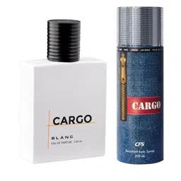 CFS Cargo Blanc Eau De Parfum & Cargo Blue Long Lasting Deodorant Combo-picture-13