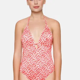 Sloggi Women Shore Koh Tachai Recycled Fabric Padded Onepiece Swimsuit-image-4