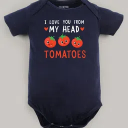 FFLIRTYGO Infants Typography Printed Envelop Neck Pure Cotton Bodysuit-picture-10