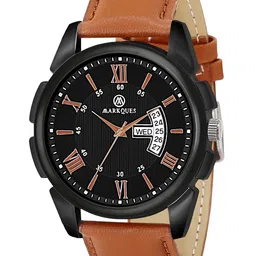 MARKQUES Men Leather Straps Analogue Multi Function Watch-picture-10