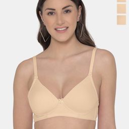 Tweens Pack Of 3 Full Coverage Lightly Padded Cotton Bra-picture-21