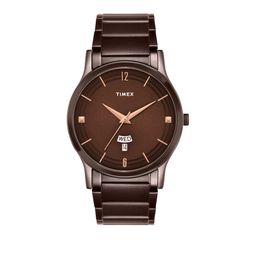 Timex Men Embellished & Stainless Steel Bracelet Style Straps Analogue Watch TW000R461-picture-23