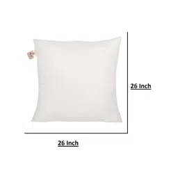 Sivya by Home Micro Fiber 26X26 Inch Cushion Insert- White Pack Of 2 image 2