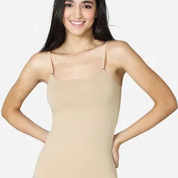 VStar Women Beige Solid Pure Combed Cotton Camisole-picture-27