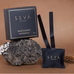 SEVA HOME Hanging Car Air Freshener Sachet - Wild Flower Scentlasts Up To 2 Months-image-99