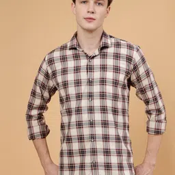 JADEBERRY Standard Tartan Checks Cotton Casual Shirt-picture-13