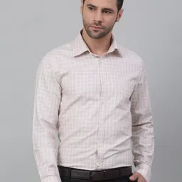 LOUIS STITCH Comfort Windowpane Checked Cotton Formal Shirt-picture-15