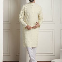SOJANYA Geometric Printed Straight Pure Cotton Kurta with Churidar-picture-45