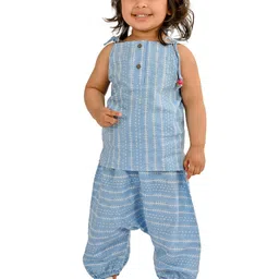 Tiny Bunnies Girls Striped Top with Trousers-image-50