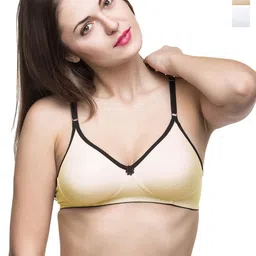 Docare Pack Of 2 Full Coverage Non Padded Non-Wired Seamless T Shirt Bra-All Day Comfort-picture-7