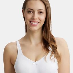 Jockey Wirefree Non Padded Cotton Full Coverage Solid Moulded Everyday Bra-FE41-picture-16