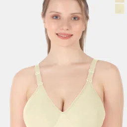 Tweens Pack Of 2 Full Coverage Non Padded Cotton Minimizer Bra With All Day Comfort-picture-38