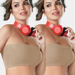 Sonari Pack Of 2 Bandeau Bra Full Coverage Non-Wired All Day Comfort-picture-32