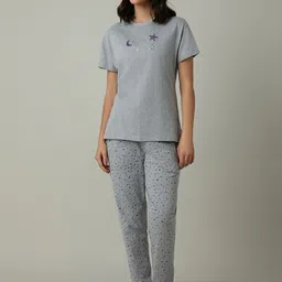 Amante Round Neck Night Suit-picture-41