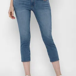 AMERICAN EAGLE OUTFITTERS Women Blue Slim Fit Light Fade Jeans-image-83