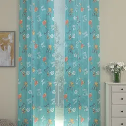 ROSARA HOME Unisex Blue Curtains and Sheers-image-57
